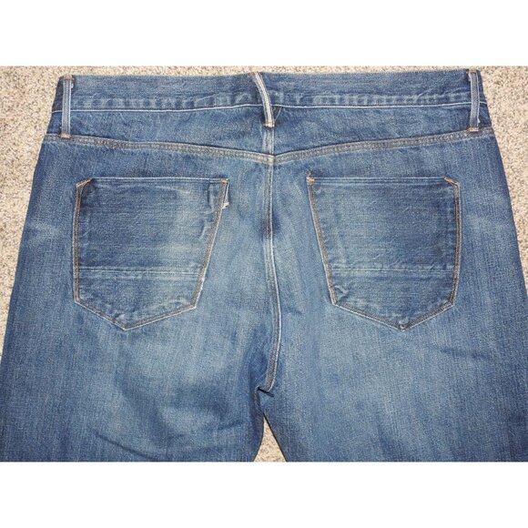 3x1 NYC M4 Selvedge 5 Pocket Button FLy Denim Jeans Made In USA Mens Size 36 - Picture 9 of 13